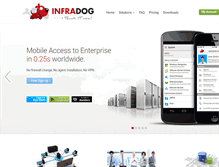 Tablet Screenshot of infradog.com